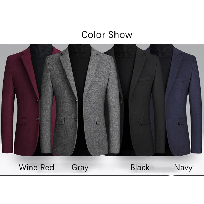 New Business Casual Wool Blazer