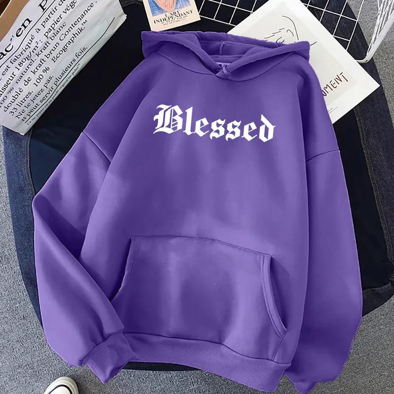 Blessed Creativity Printed Hoodies