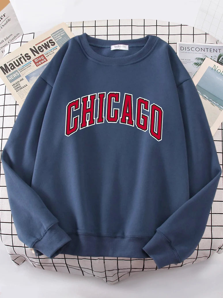 American City Chicago Prints Sweatshirt