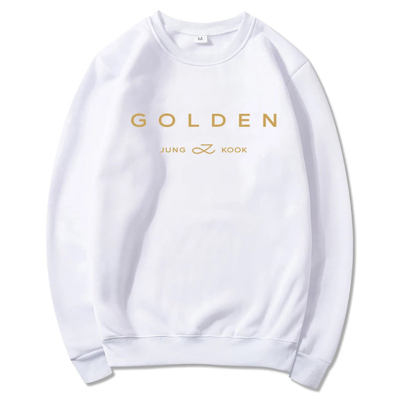 Women Aesthetic Golden Hoodie