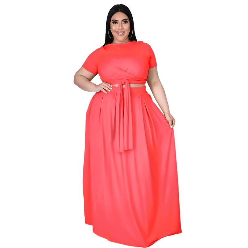 Women Tops 2 Piece Maxi Dress