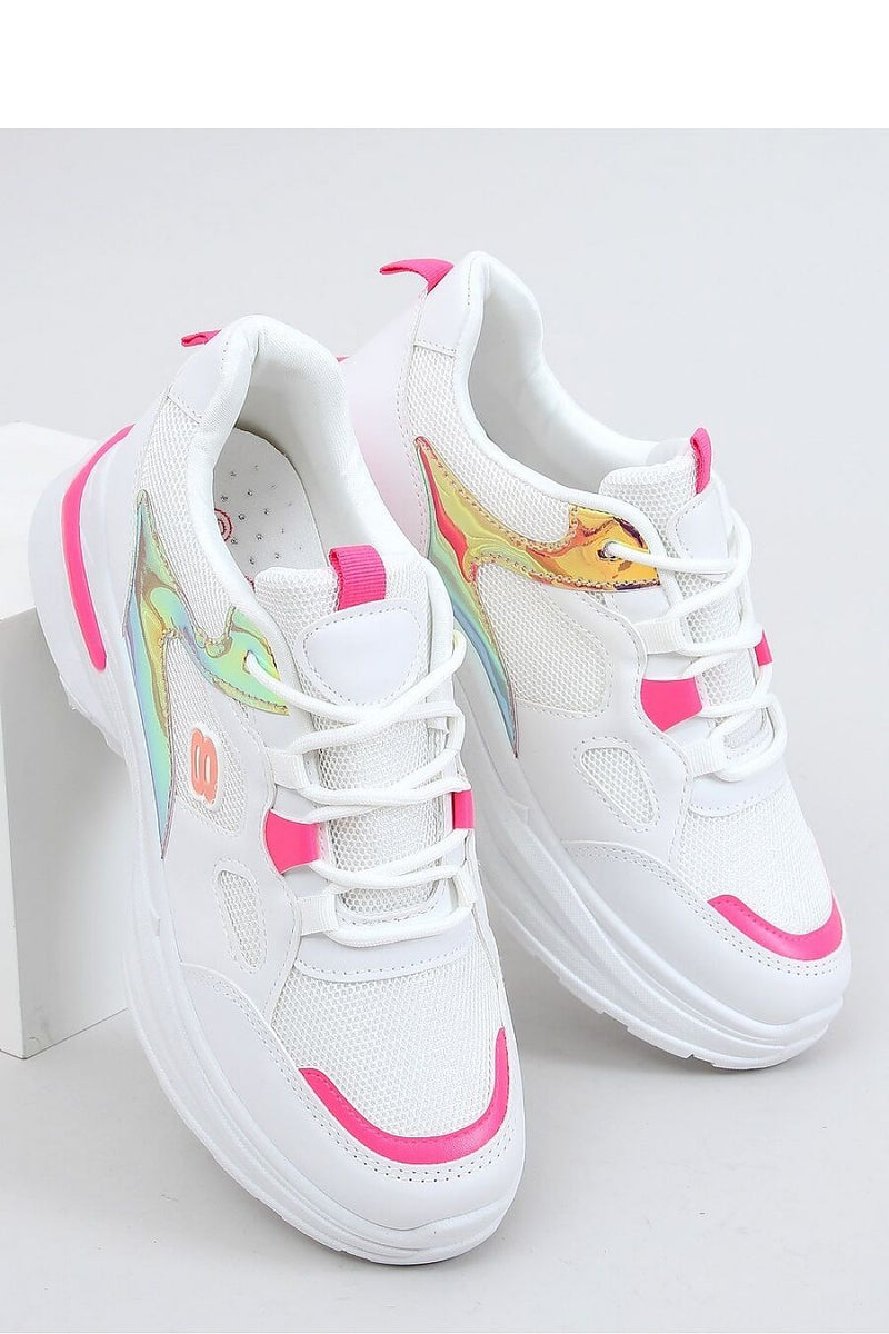 Women's sports shoes white and pink