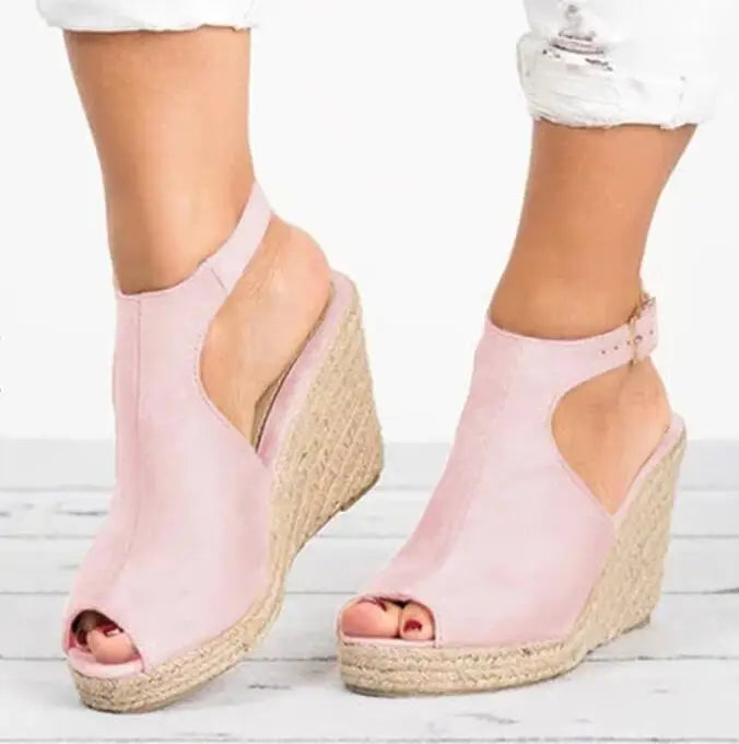 Plus Size Platform Sandals Wedges Shoes