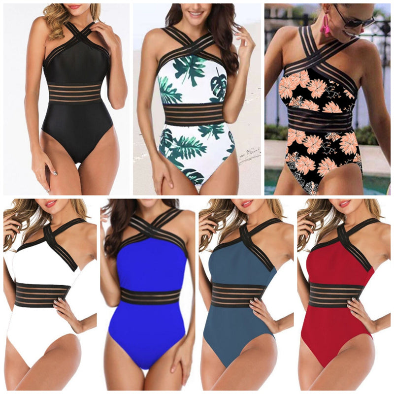 Sports One Piece Athletic Swimwear Suit