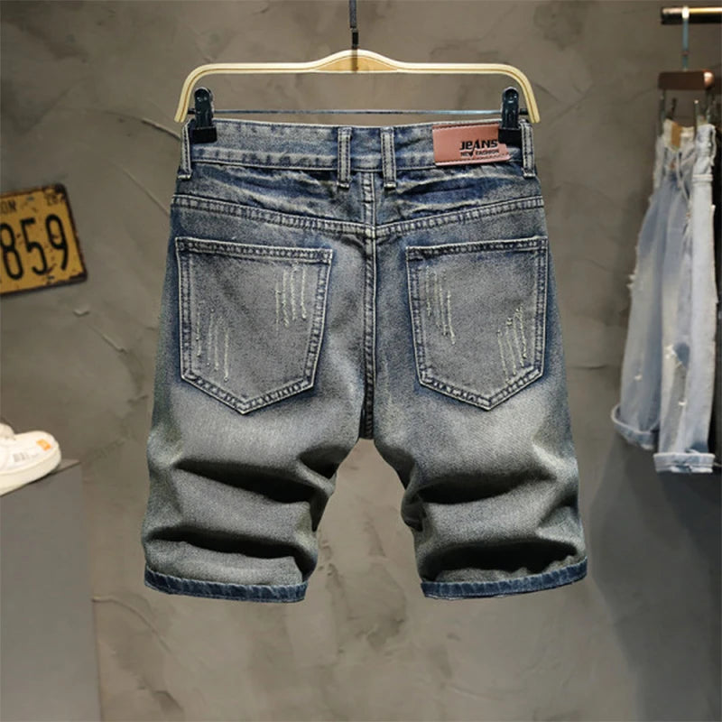 Fashion Casual Short Male Jeans