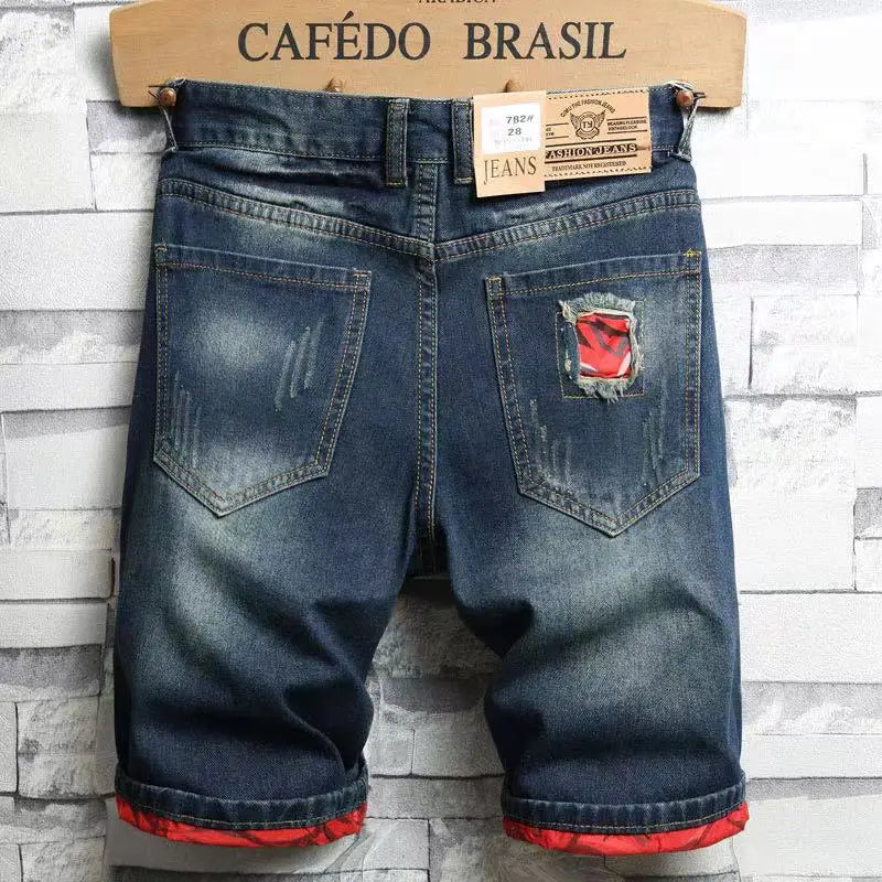 Fashion Casual Short Male Jeans