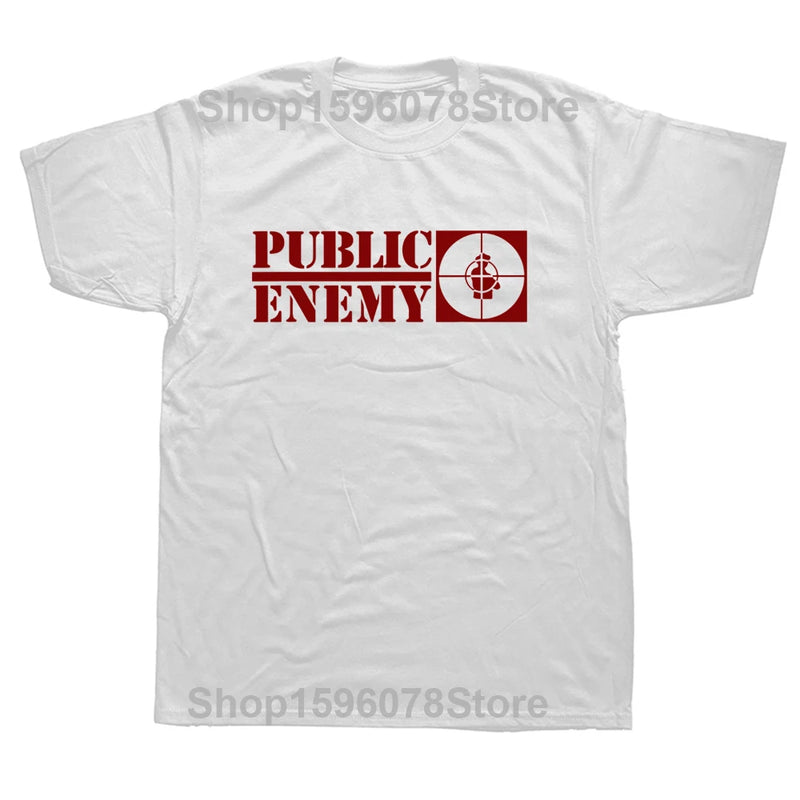 Public Short Sleeve Hip Hop T-Shirt