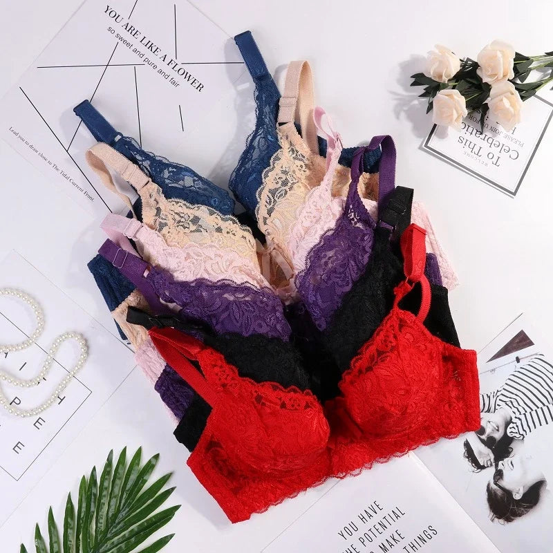 Plus Size Lace Bras for Women's Sexy Lingerie