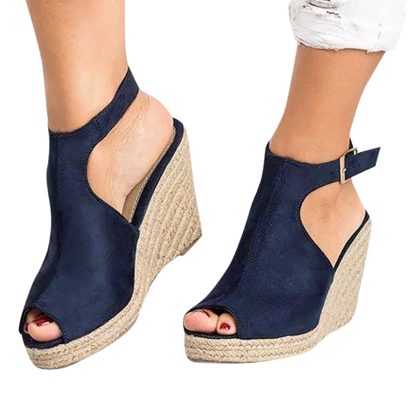 Plus Size Platform Sandals Wedges Shoes