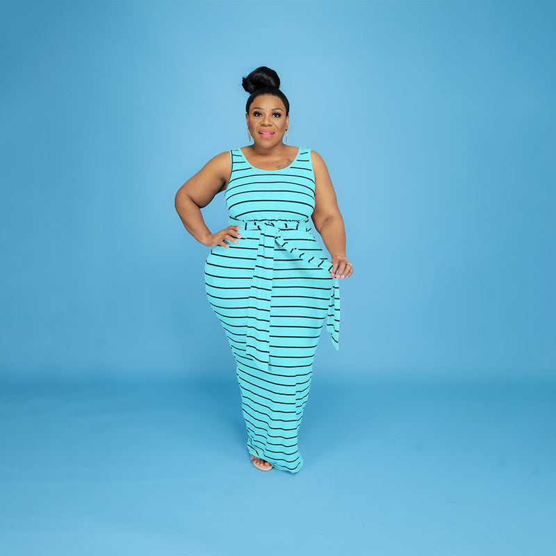 Casual Plus Size Women Clothing Sundress