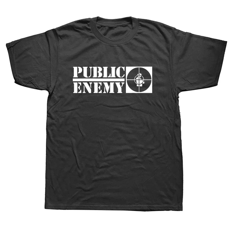 Public Short Sleeve Hip Hop T-Shirt