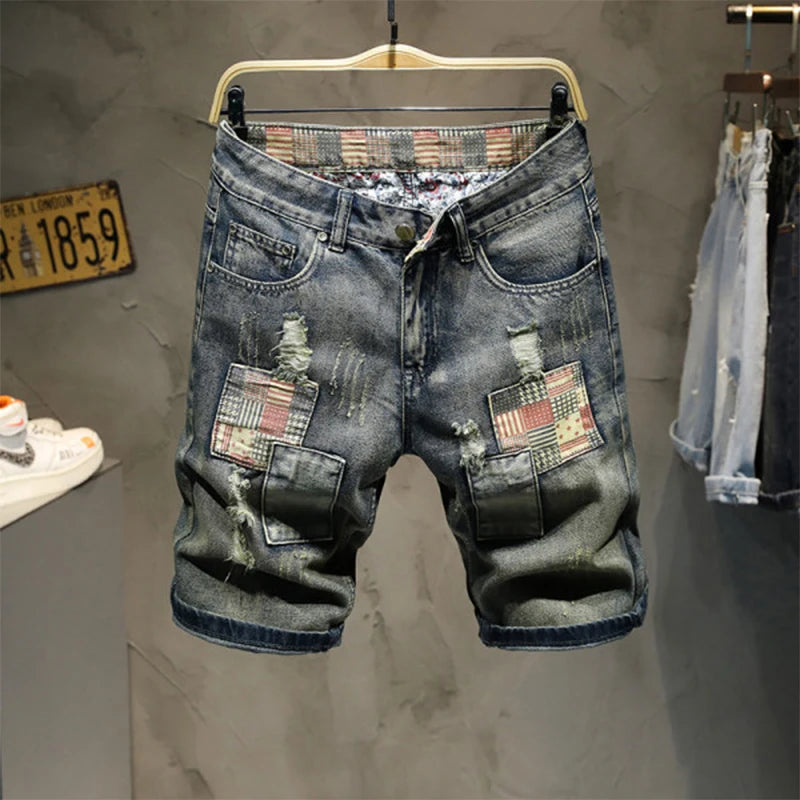 Fashion Casual Short Male Jeans