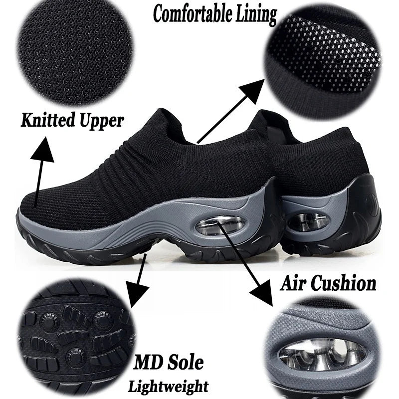 Women Walking Running Mesh Shoes