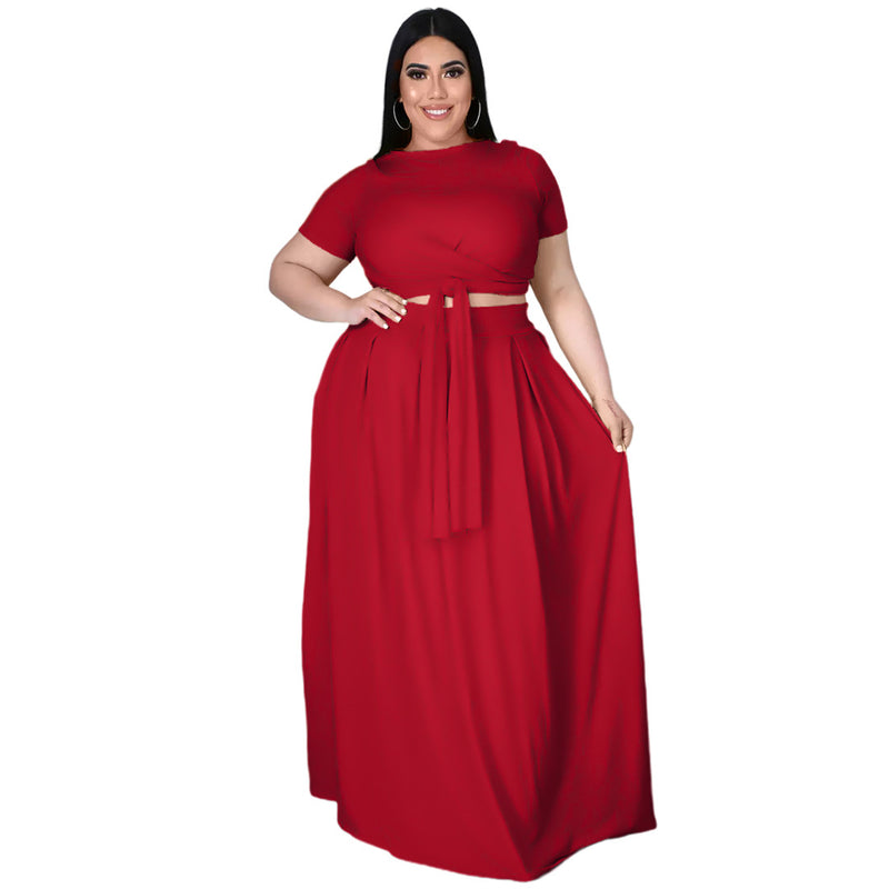 Women Tops 2 Piece Maxi Dress