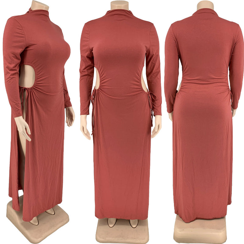 Bandage Long Dresses Plus Size