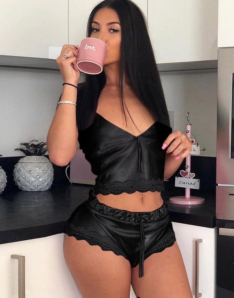 V-Neck Sexy Cute Lingerie Set