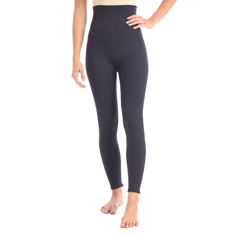 New Shaping Legging With Extra High 8" Waistband - Grey