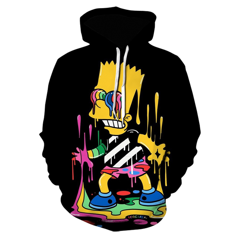 Men's Oversized Anime Hoodie