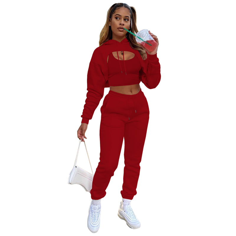 Women Cotton Vest Jogging Suits