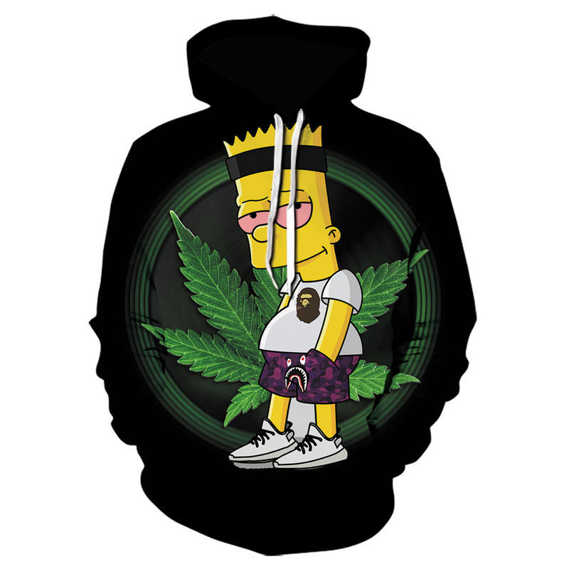 Men's Oversized Anime Hoodie