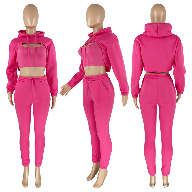 Women Cotton Vest Jogging Suits