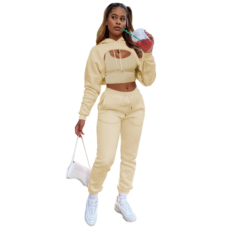 Women Cotton Vest Jogging Suits