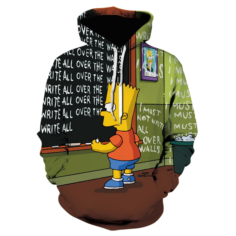 Men's Oversized Anime Hoodie