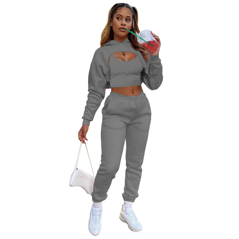 Women Cotton Vest Jogging Suits