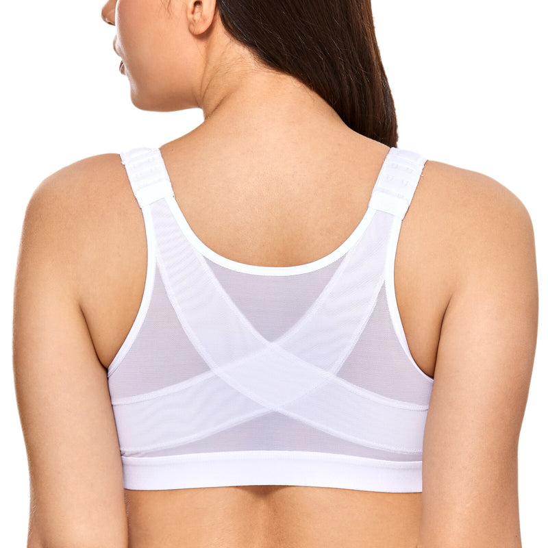 Front Closure Back Support Posture Bras