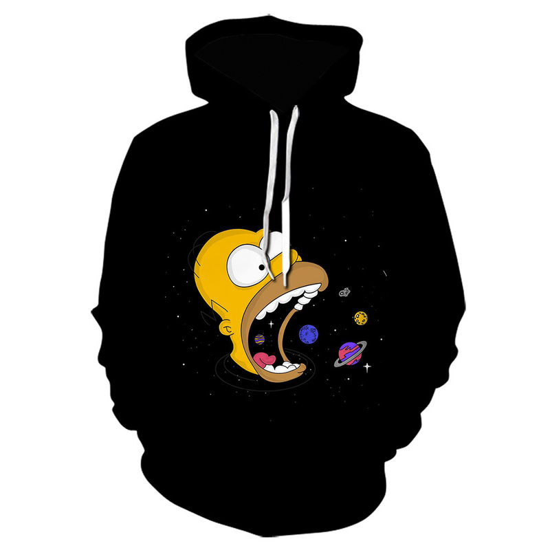 Men's Oversized Anime Hoodie