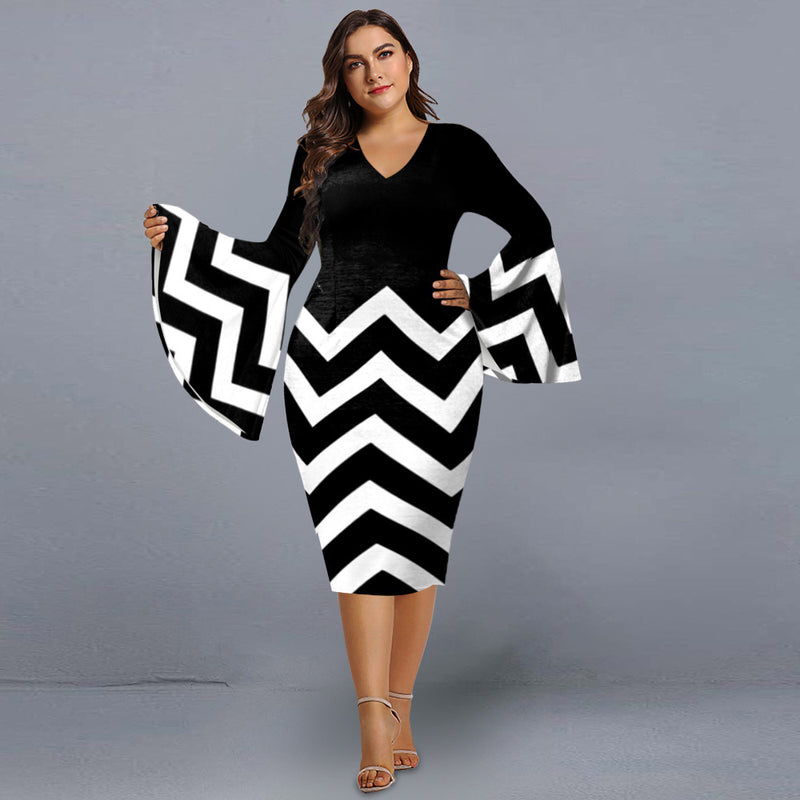 Elegant Casual Plus Size Dress