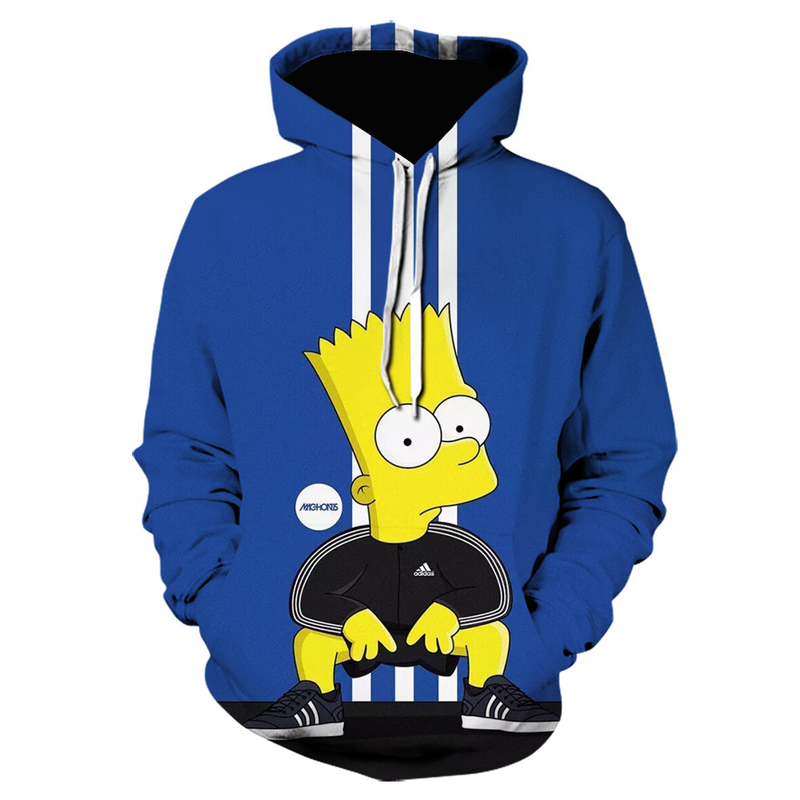 Men's Oversized Anime Hoodie