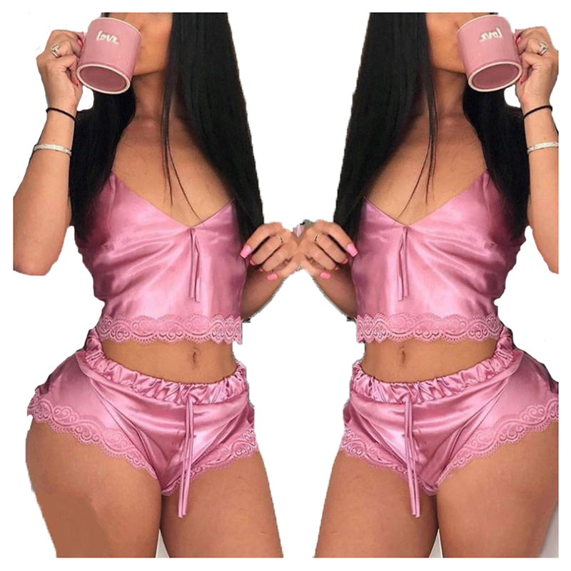 V-Neck Sexy Cute Lingerie Set