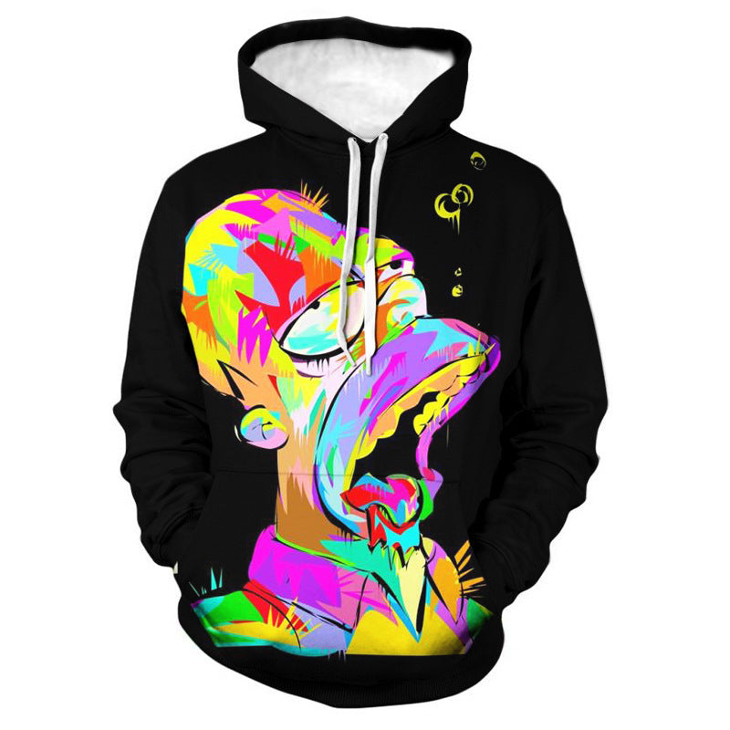 Men's Oversized Anime Hoodie