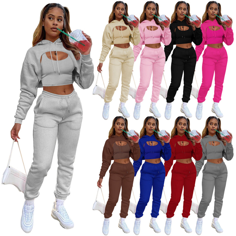 Women Cotton Vest Jogging Suits