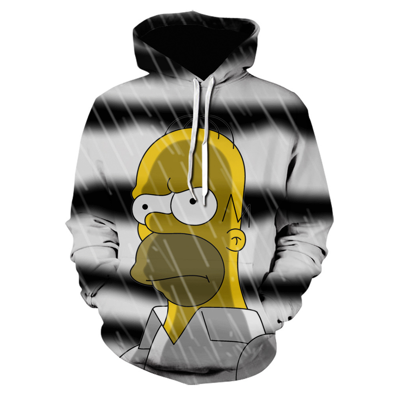 Men's Oversized Anime Hoodie