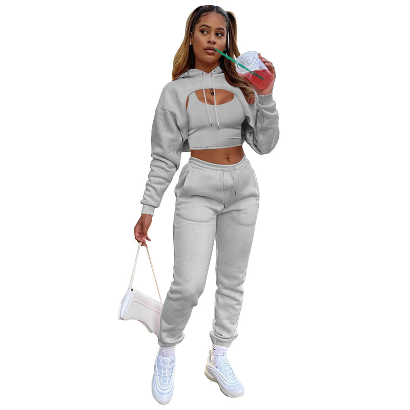 Women Cotton Vest Jogging Suits