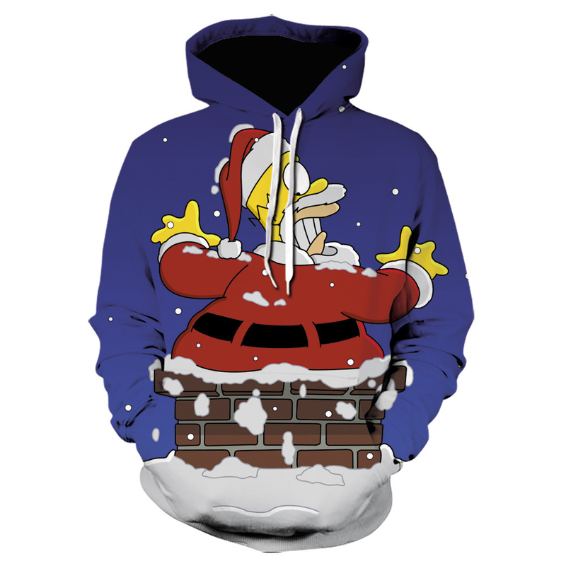 Men's Oversized Anime Hoodie