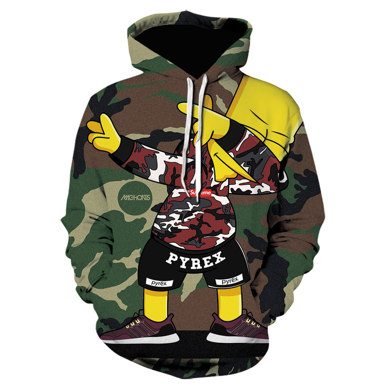 Men's Oversized Anime Hoodie