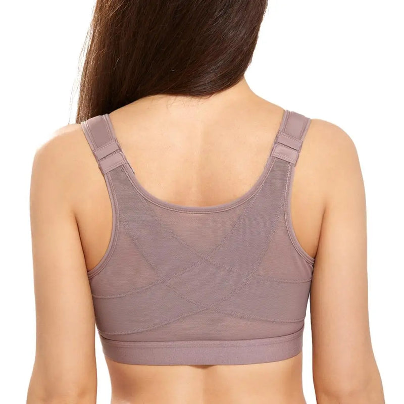 Front Closure Back Support Posture Bras