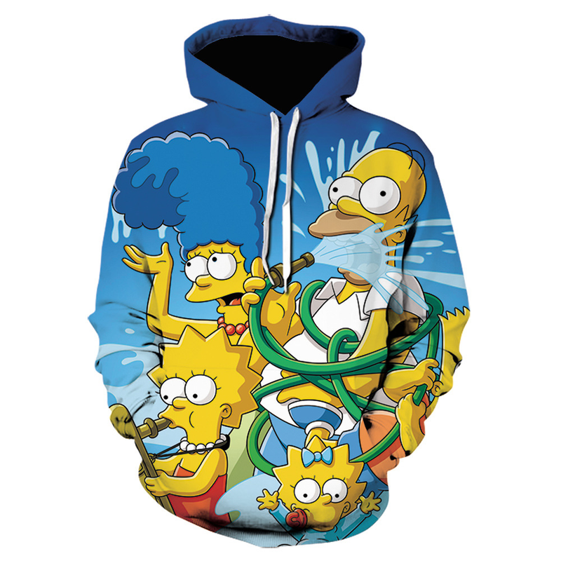 Men's Oversized Anime Hoodie