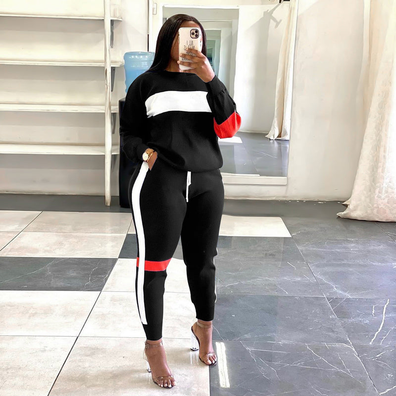 Patchwork Essentials Track Suit for Women