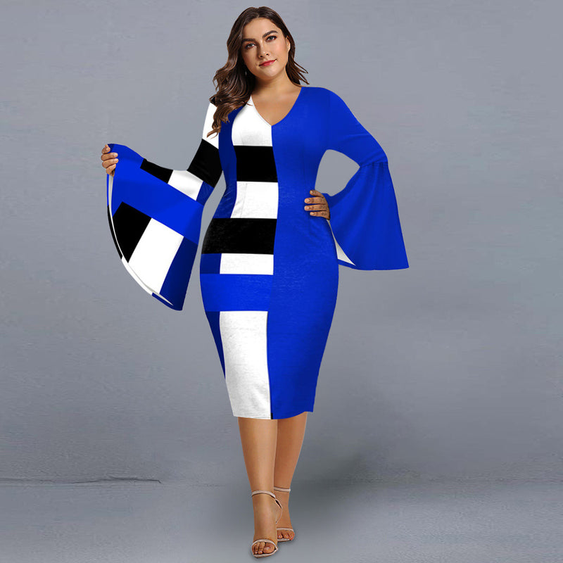 Elegant Casual Plus Size Dress