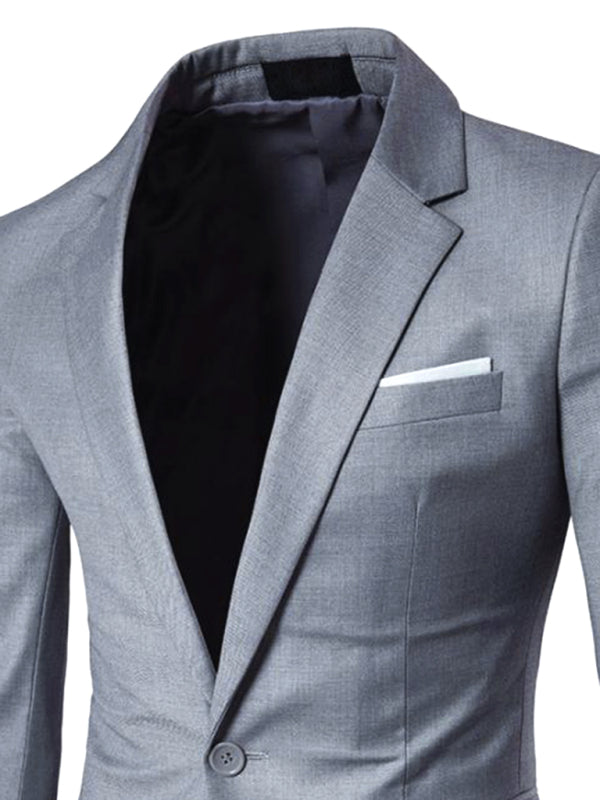 Men's Business Slim Jacket Suit